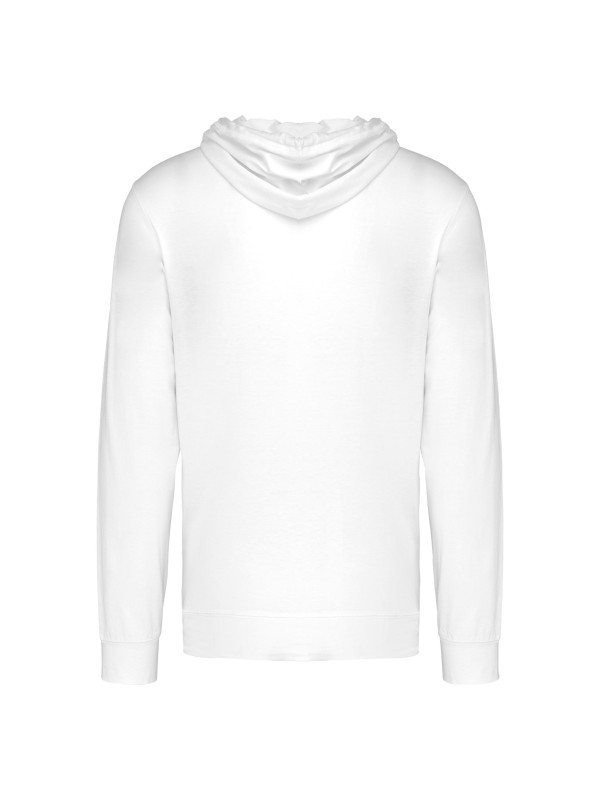 Casaco de algod�o leve com capuz - K438