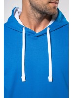 Sweatshirt com capuz em contraste - K446