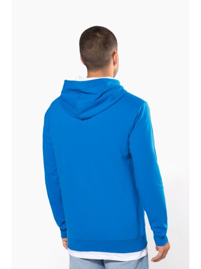 Sweatshirt com capuz em contraste - K446