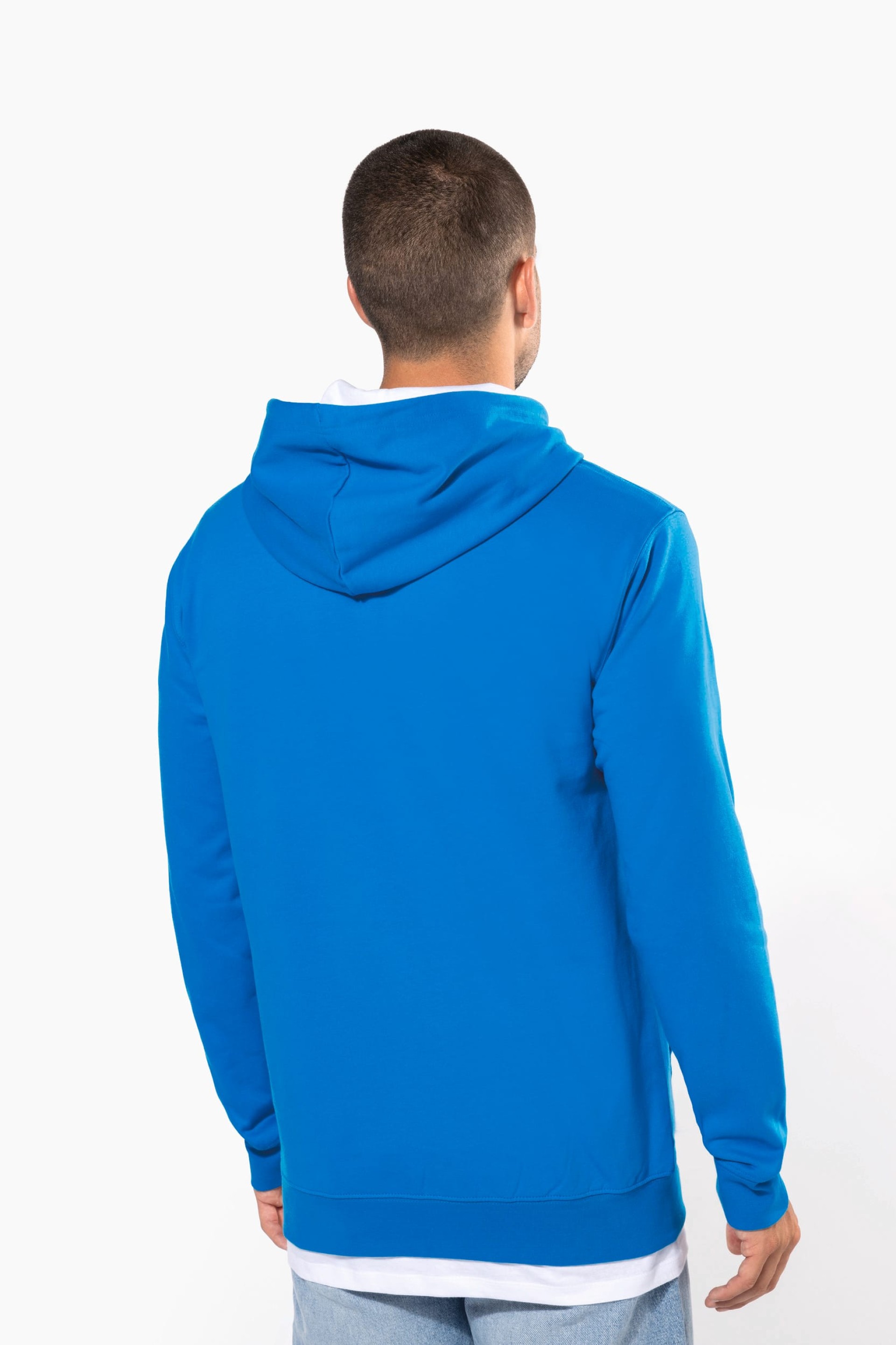 Sweatshirt com capuz em contraste - K446