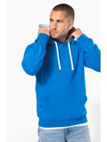 Sweatshirt com capuz em contraste - K446