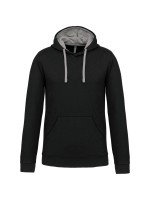Sweatshirt com capuz em contraste - K446
