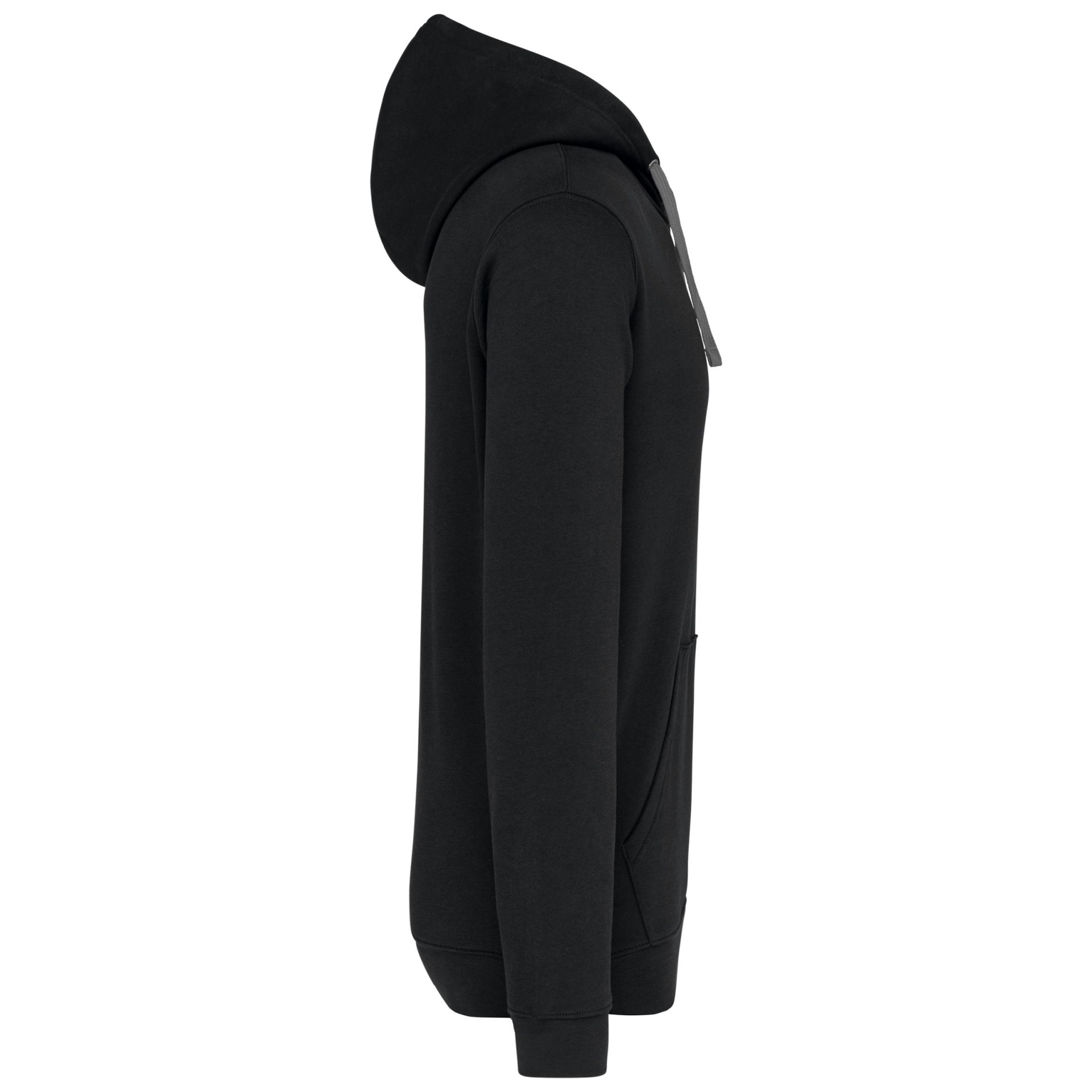 Sweatshirt com capuz em contraste - K446