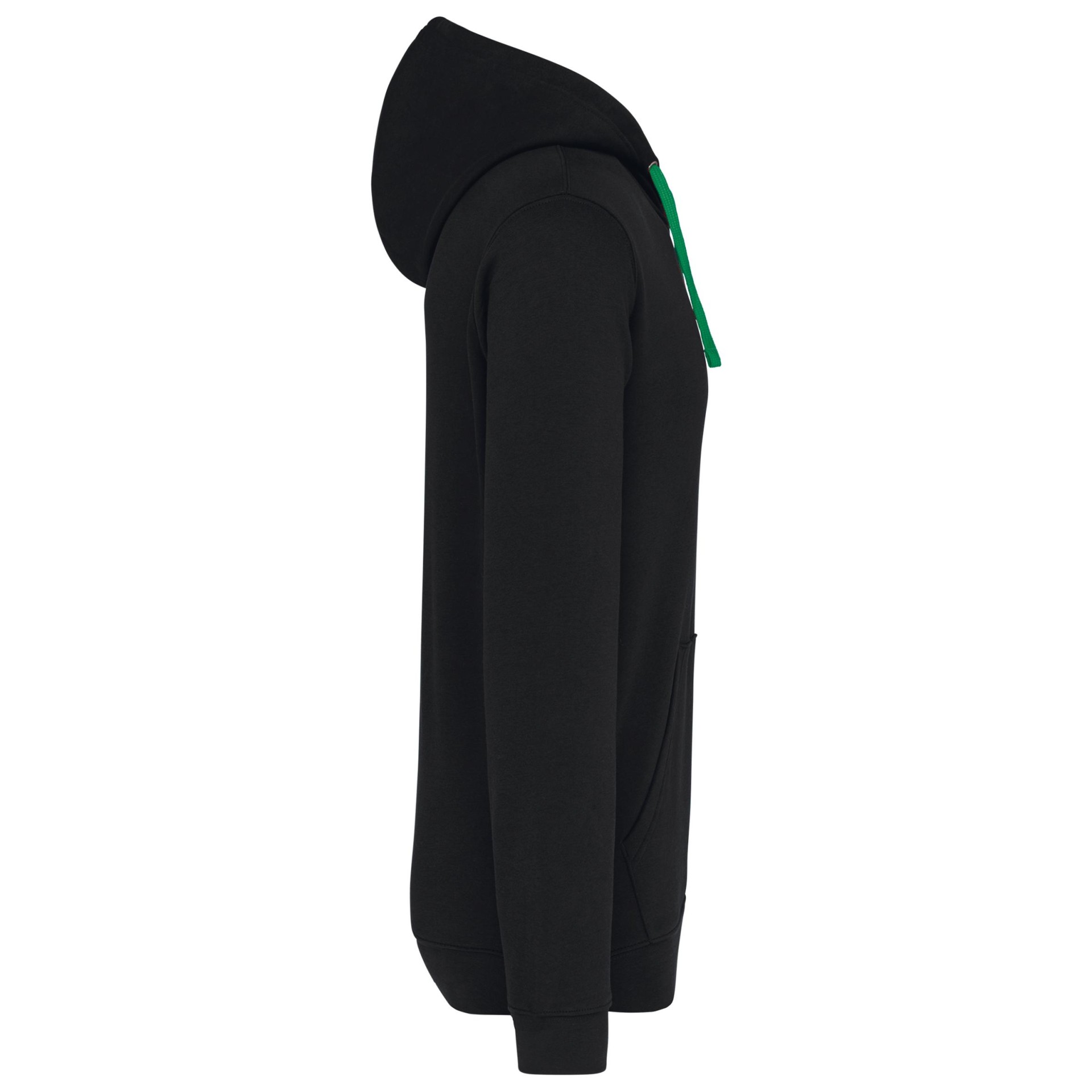Sweatshirt com capuz em contraste - K446