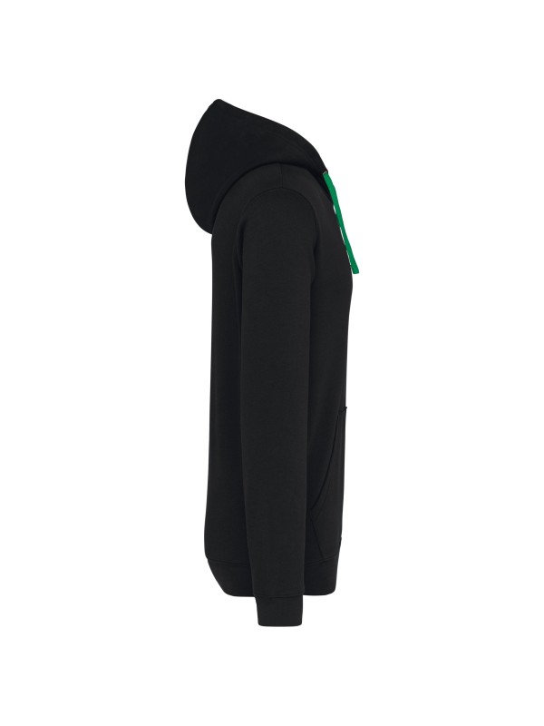 Sweatshirt com capuz em contraste - K446