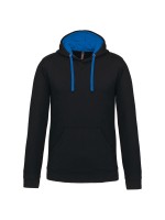 Sweatshirt com capuz em contraste - K446
