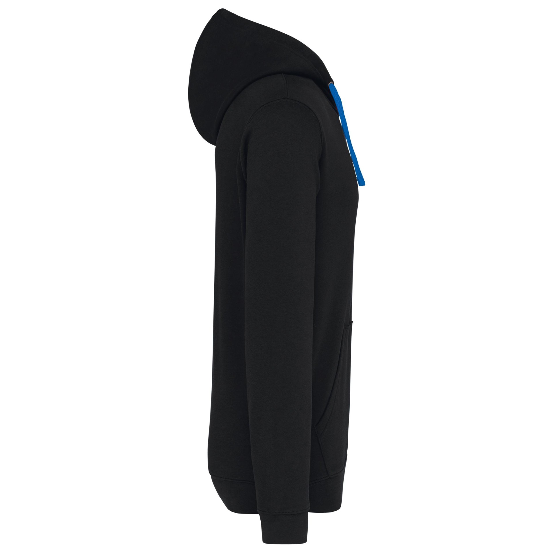 Sweatshirt com capuz em contraste - K446