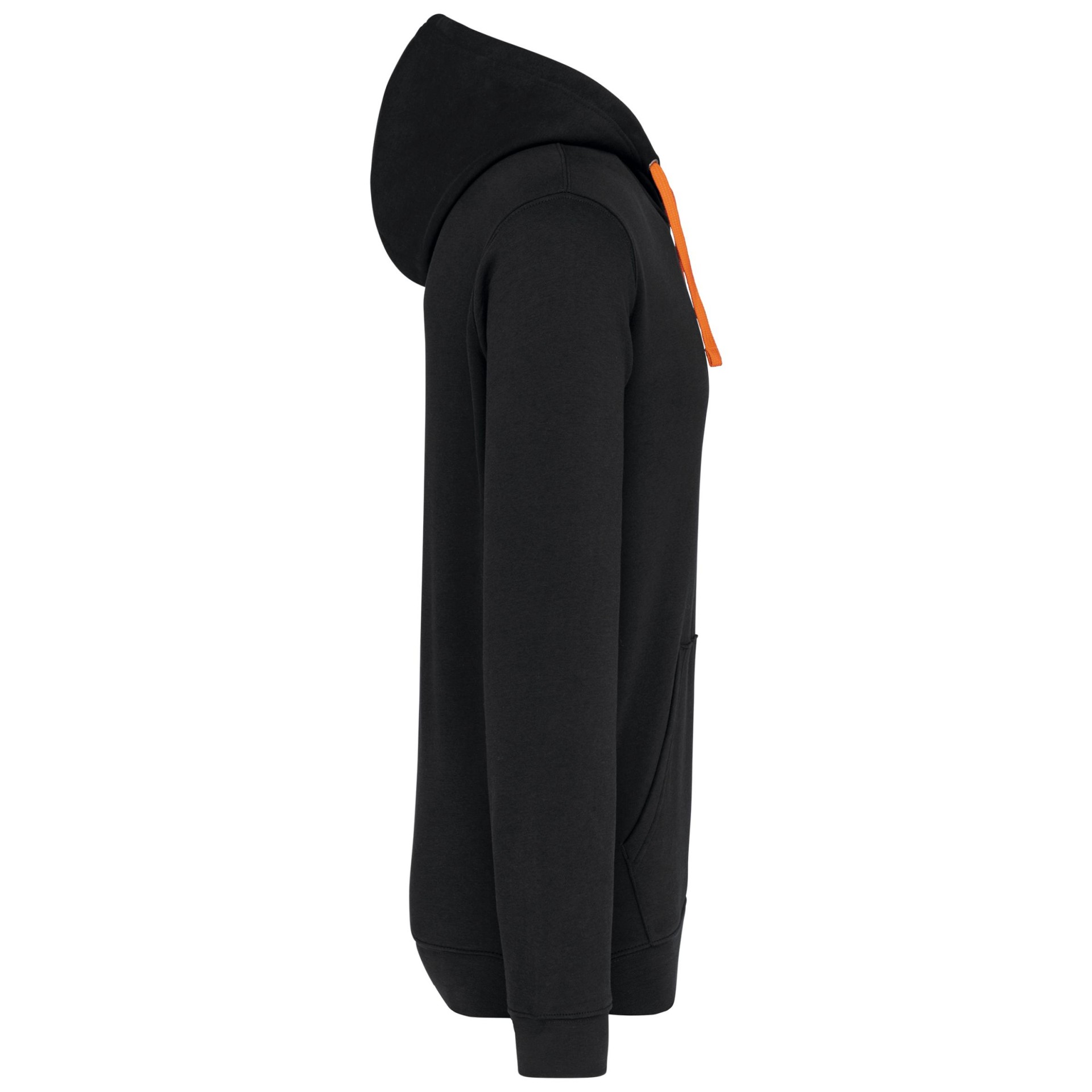 Sweatshirt com capuz em contraste - K446