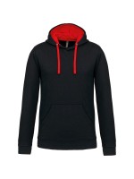 Sweatshirt com capuz em contraste - K446