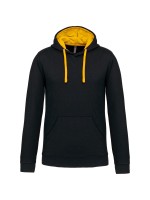 Sweatshirt com capuz em contraste - K446