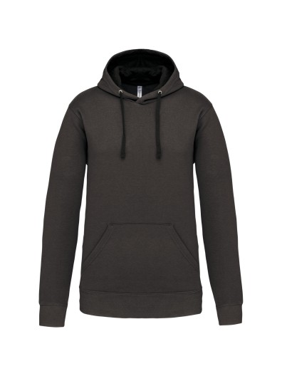 Sweatshirt com capuz em contraste - K446