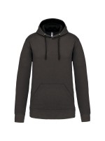 Sweatshirt com capuz em contraste - K446