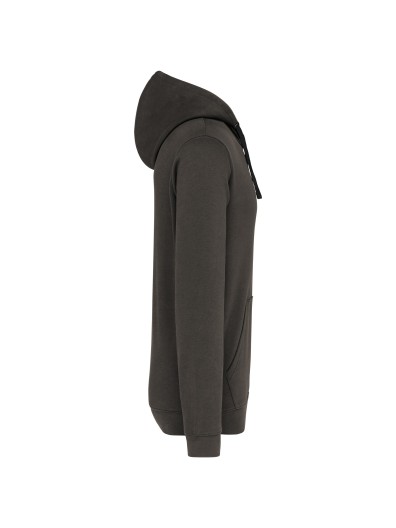Sweatshirt com capuz em contraste - K446