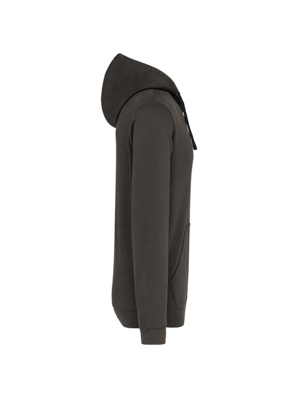 Sweatshirt com capuz em contraste - K446
