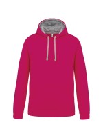 Sweatshirt com capuz em contraste - K446