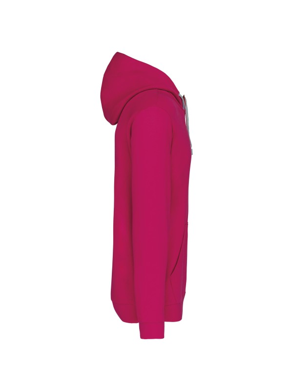 Sweatshirt com capuz em contraste - K446