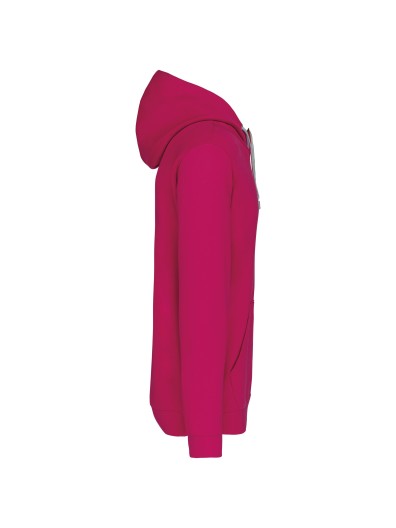 Sweatshirt com capuz em contraste - K446