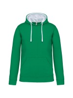 Sweatshirt com capuz em contraste - K446