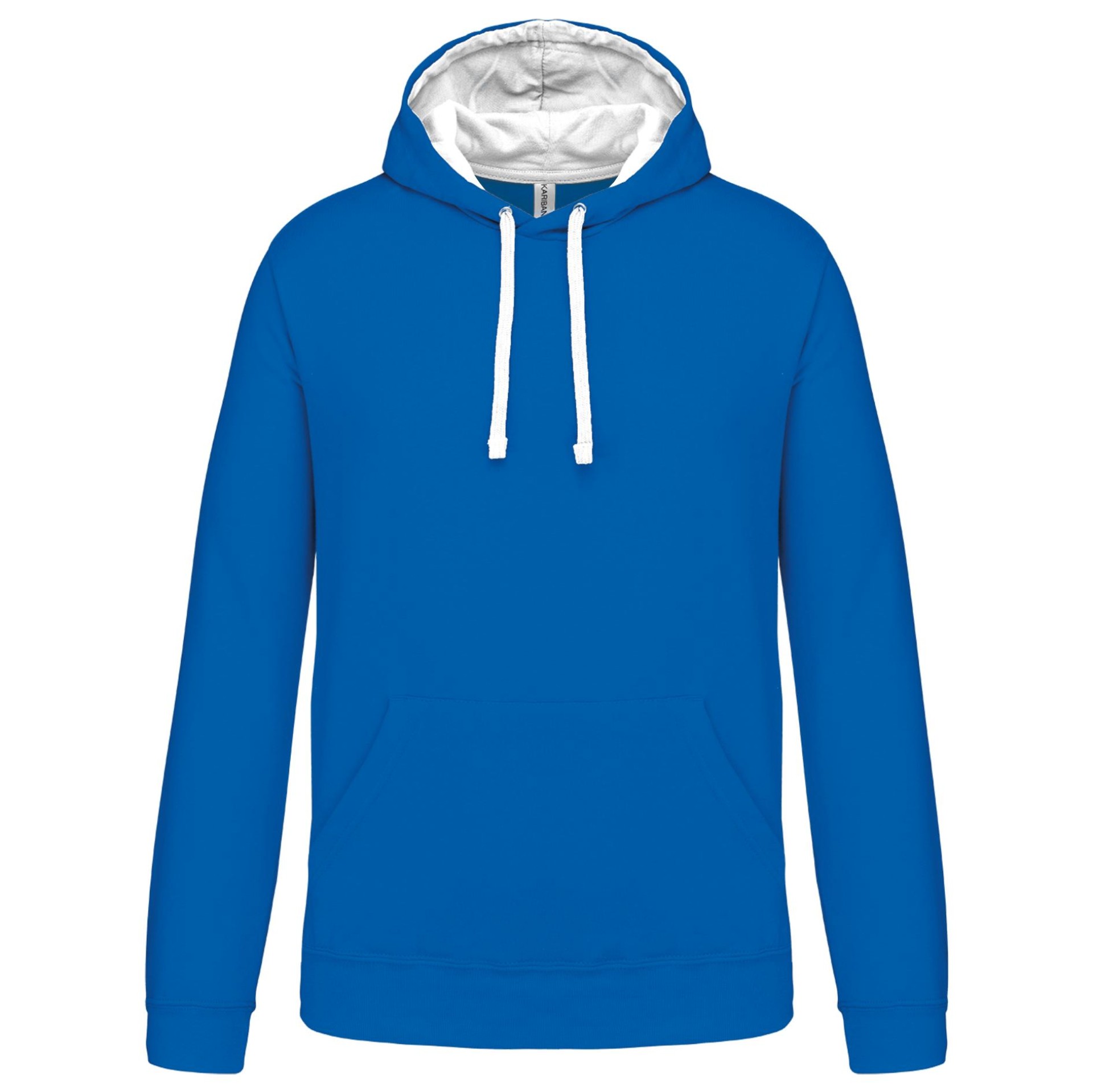 Sweatshirt com capuz em contraste - K446