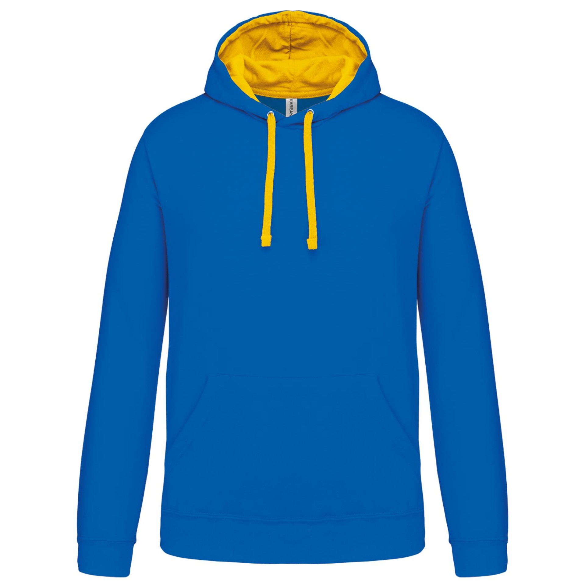 Sweatshirt com capuz em contraste - K446