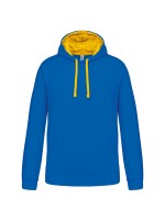 Sweatshirt com capuz em contraste - K446