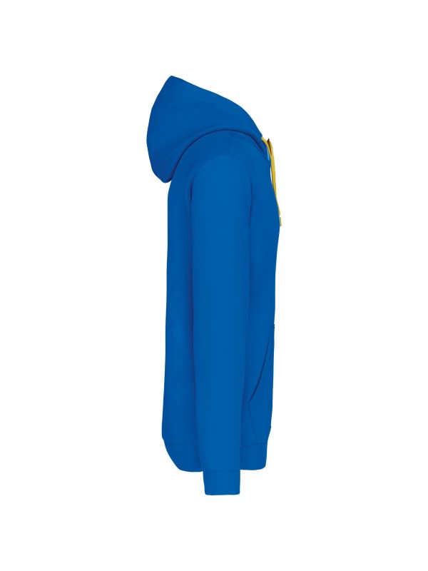 Sweatshirt com capuz em contraste - K446