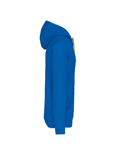 Sweatshirt com capuz em contraste - K446 Sweatshirt com capuz em contraste - K446