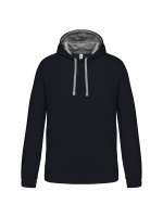 Sweatshirt com capuz em contraste - K446
