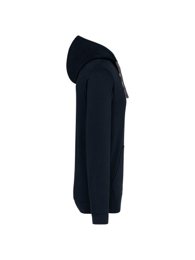 Sweatshirt com capuz em contraste - K446 Sweatshirt com capuz em contraste - K446