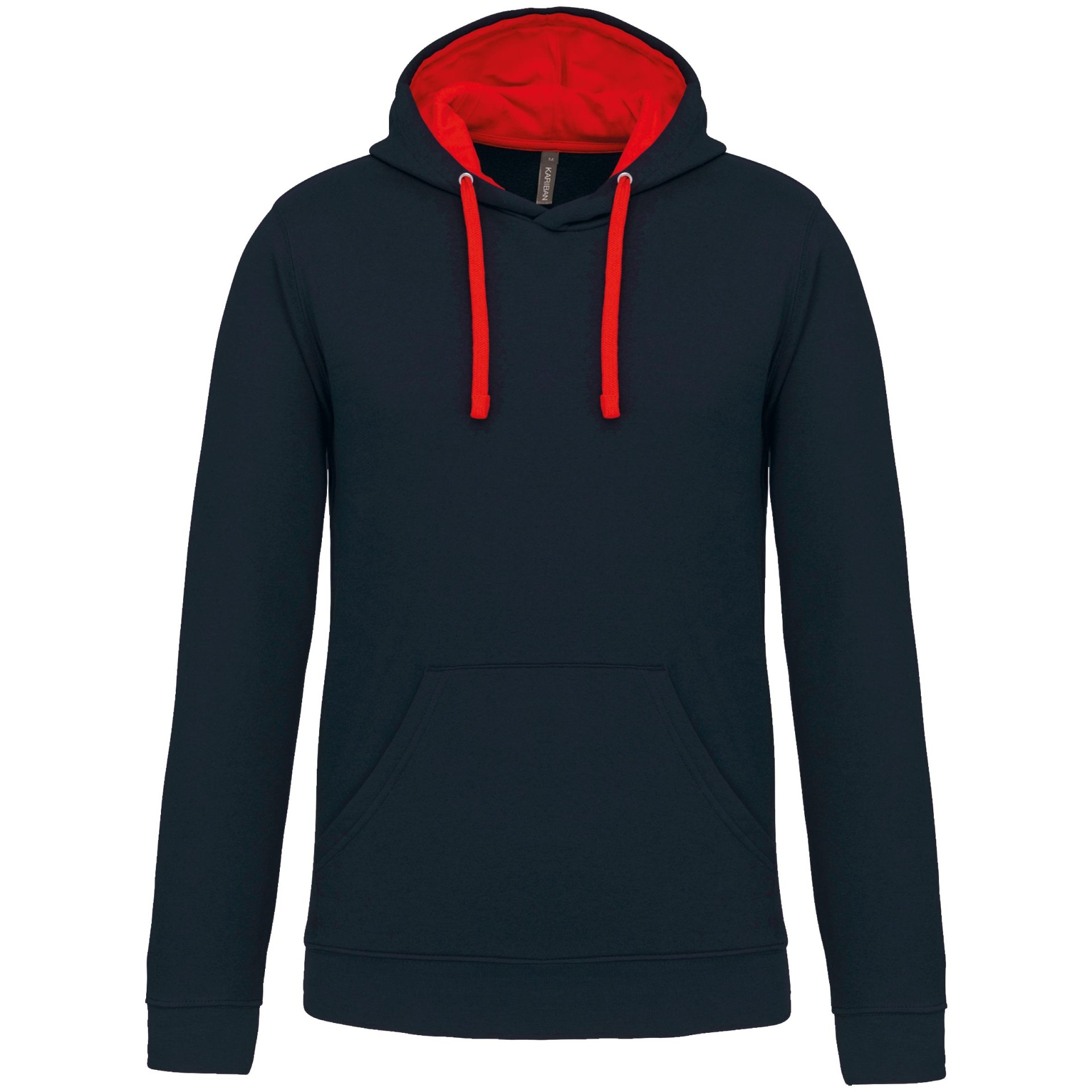 Sweatshirt com capuz em contraste - K446