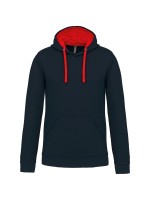 Sweatshirt com capuz em contraste - K446