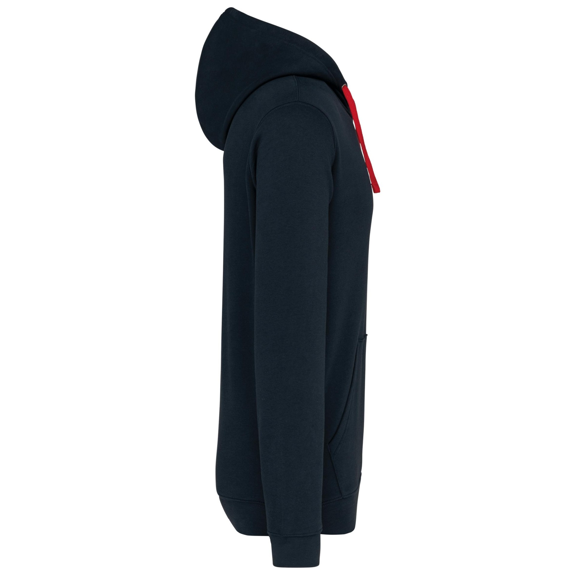 Sweatshirt com capuz em contraste - K446