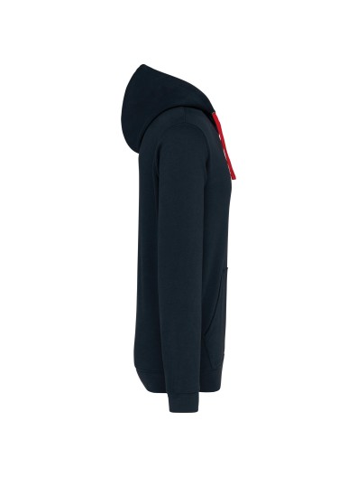 Sweatshirt com capuz em contraste - K446 Sweatshirt com capuz em contraste - K446