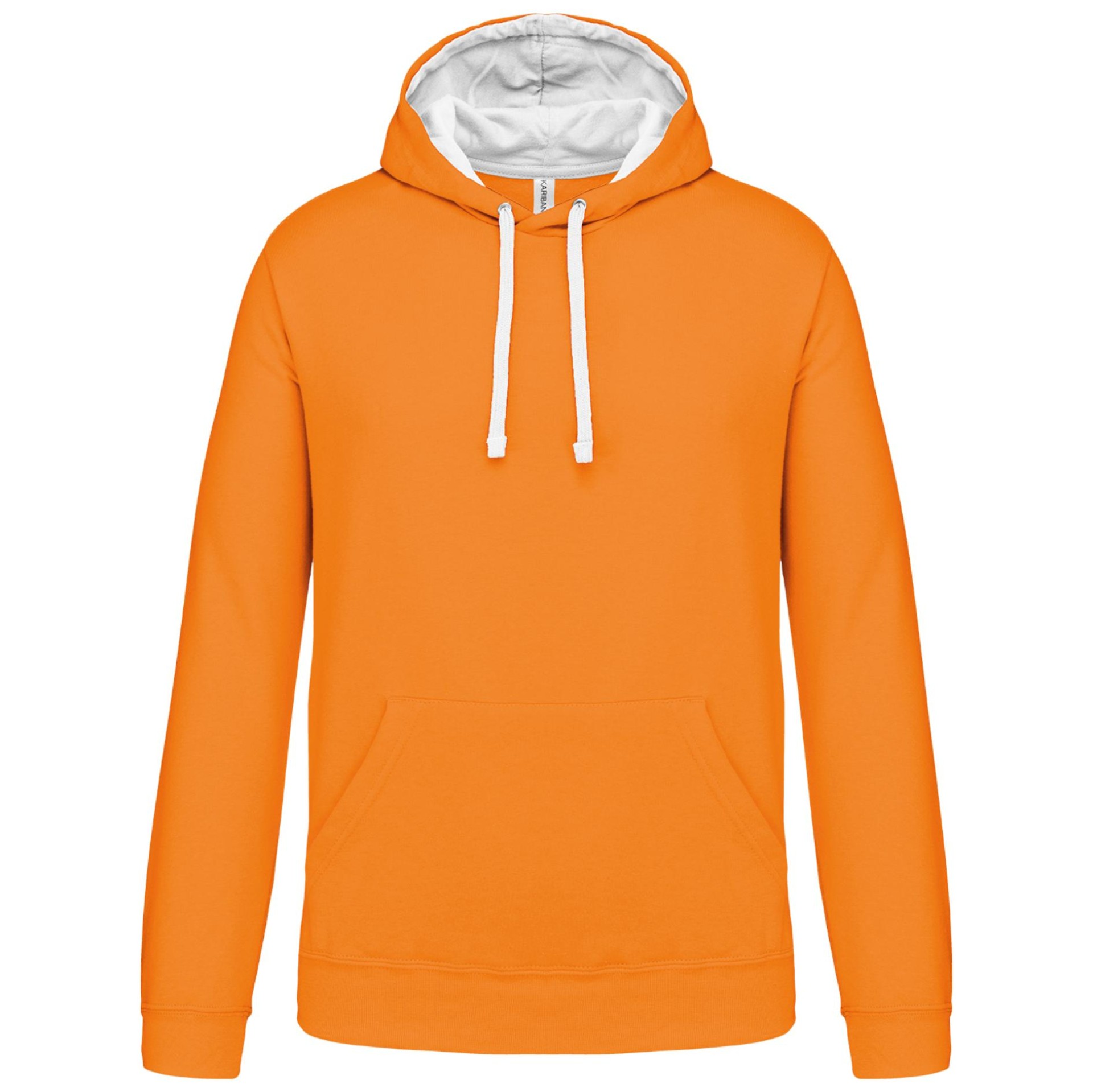 Sweatshirt com capuz em contraste - K446