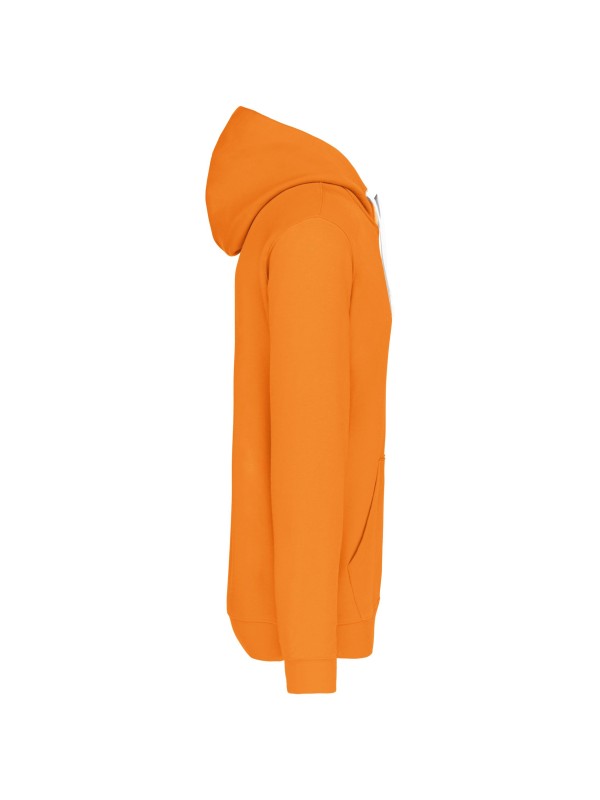 Sweatshirt com capuz em contraste - K446