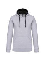 Sweatshirt com capuz em contraste - K446