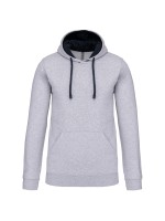 Sweatshirt com capuz em contraste - K446