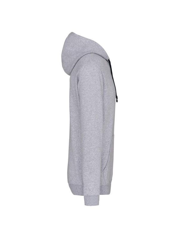 Sweatshirt com capuz em contraste - K446