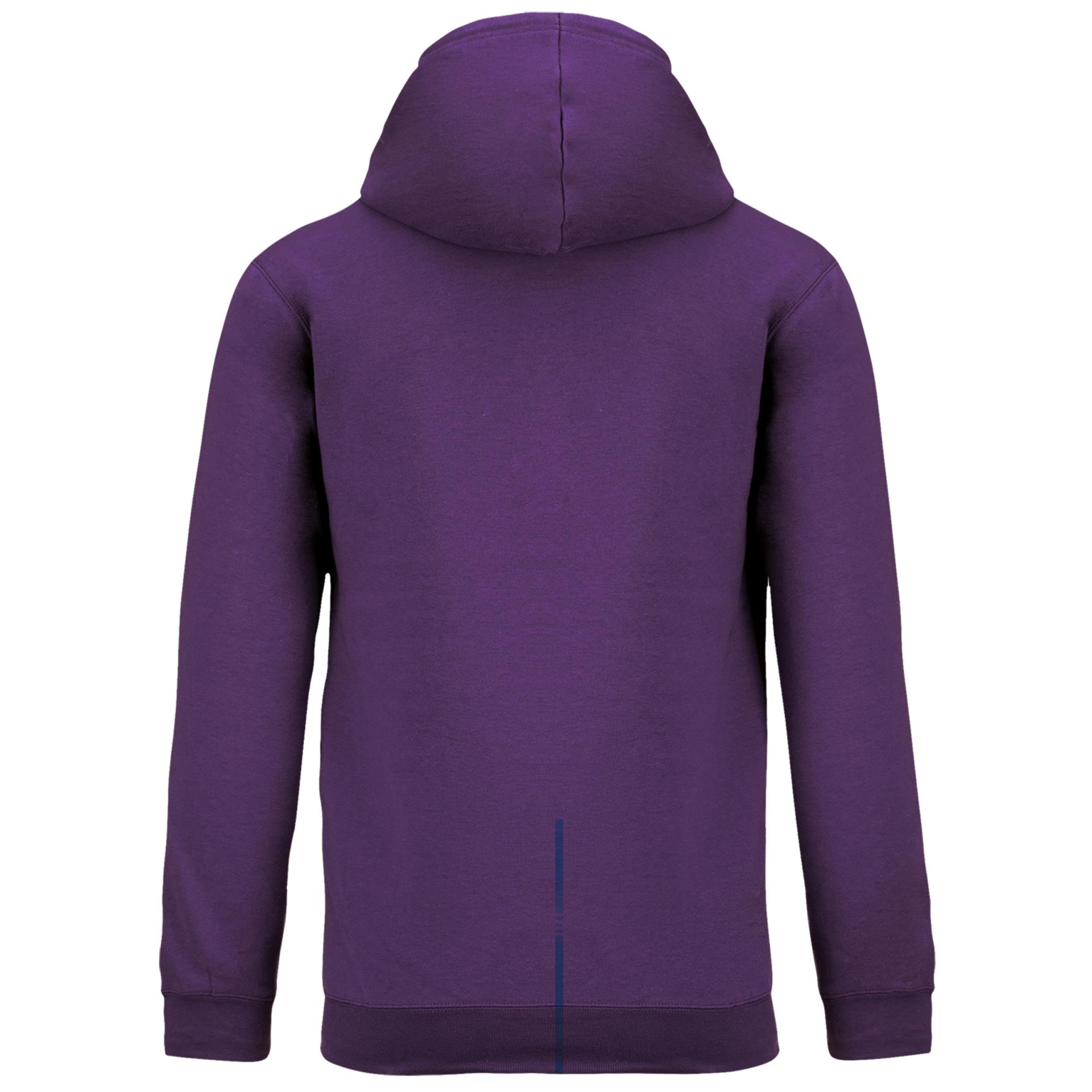 Sweatshirt com capuz em contraste - K446