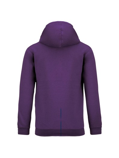 Sweatshirt com capuz em contraste - K446 Sweatshirt com capuz em contraste - K446