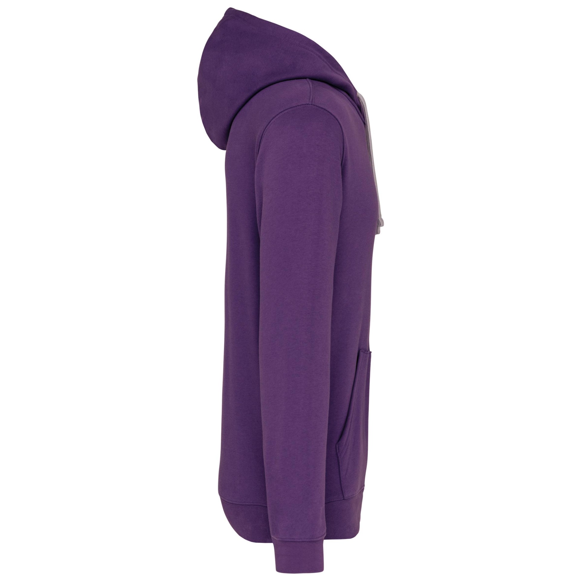 Sweatshirt com capuz em contraste - K446