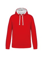 Sweatshirt com capuz em contraste - K446