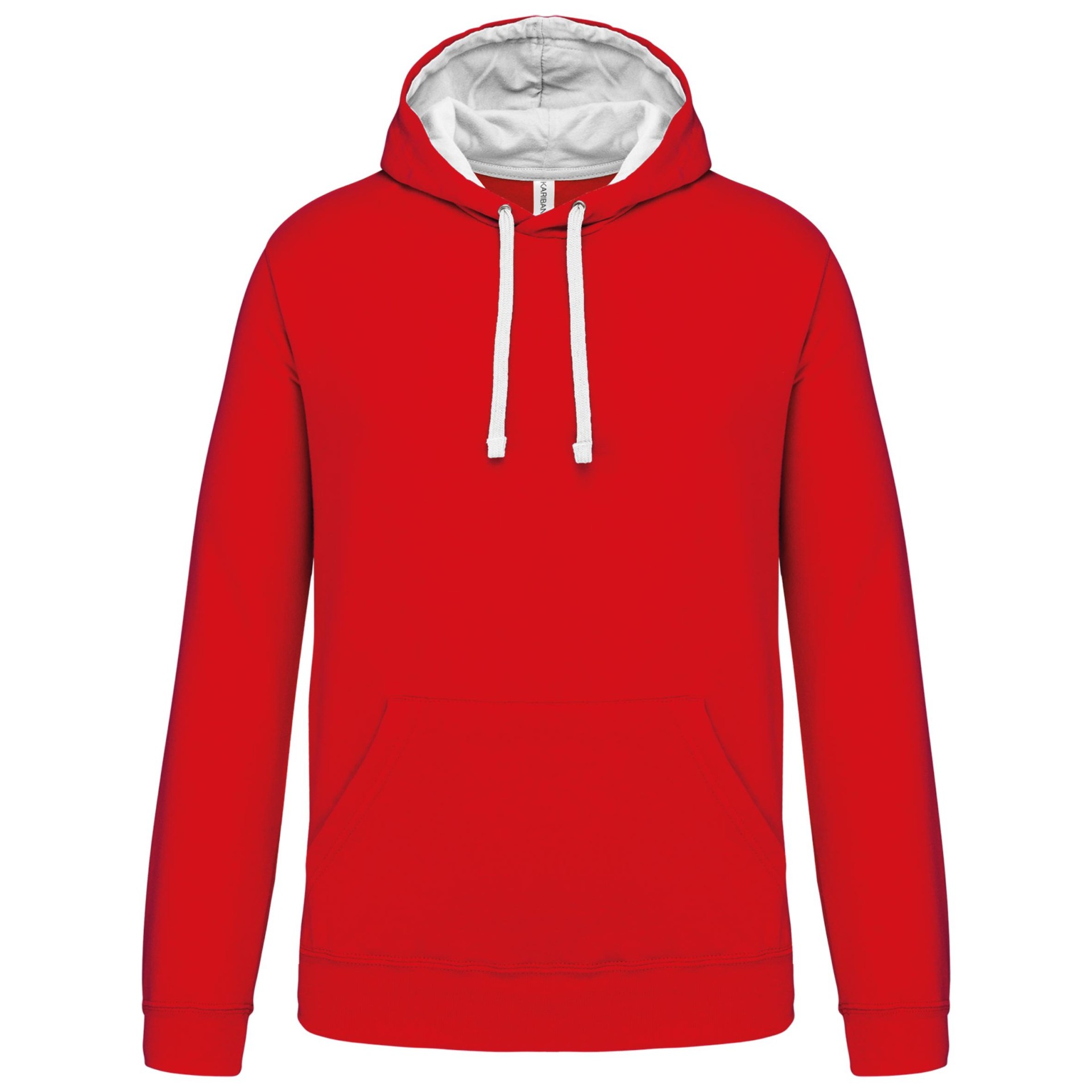 Sweatshirt com capuz em contraste - K446