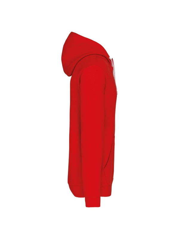 Sweatshirt com capuz em contraste - K446