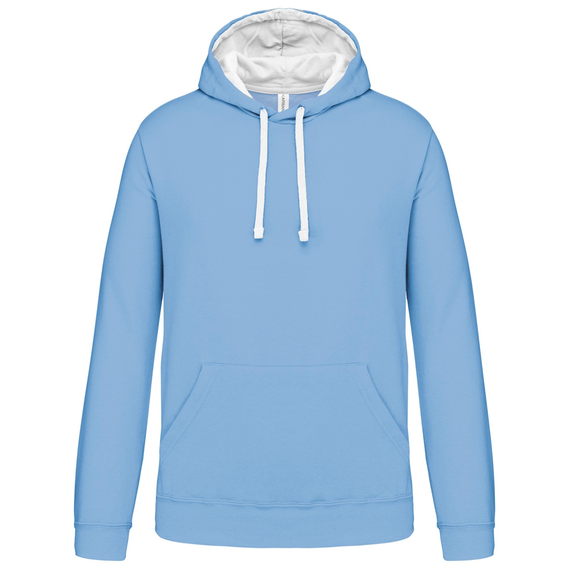 Sweatshirt com capuz em contraste - K446