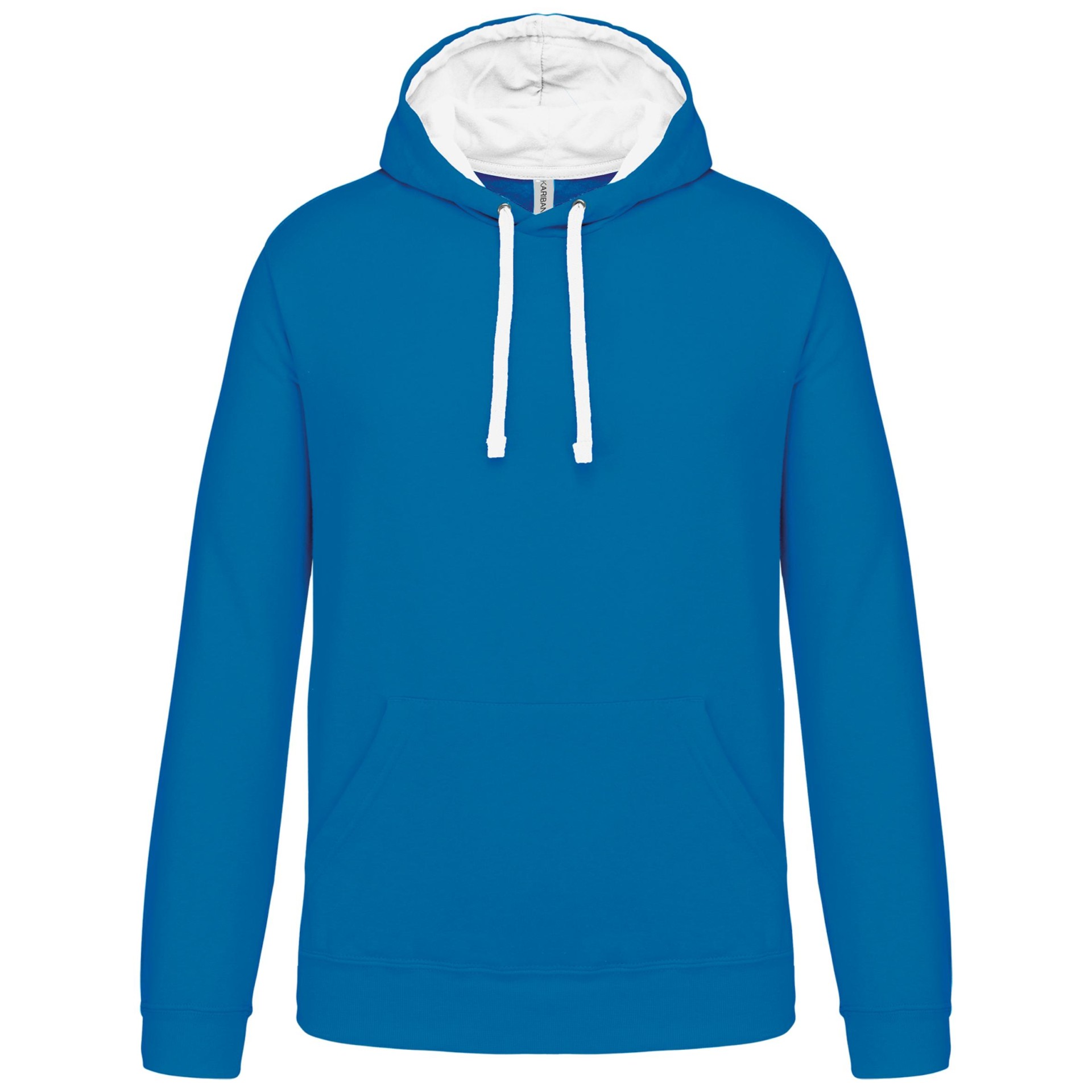 Sweatshirt com capuz em contraste - K446
