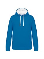 Sweatshirt com capuz em contraste - K446