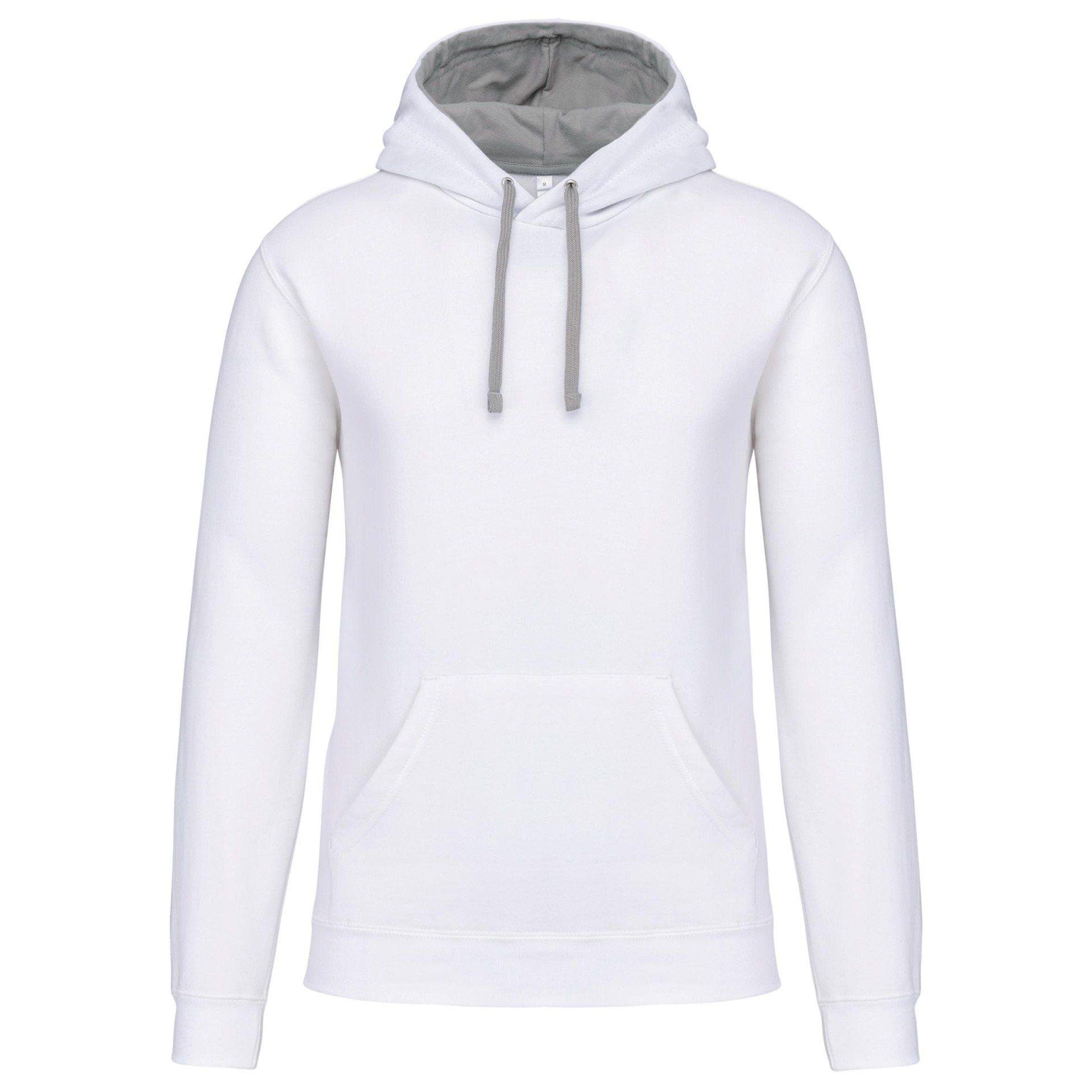 Sweatshirt com capuz em contraste - K446