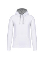 Sweatshirt com capuz em contraste - K446