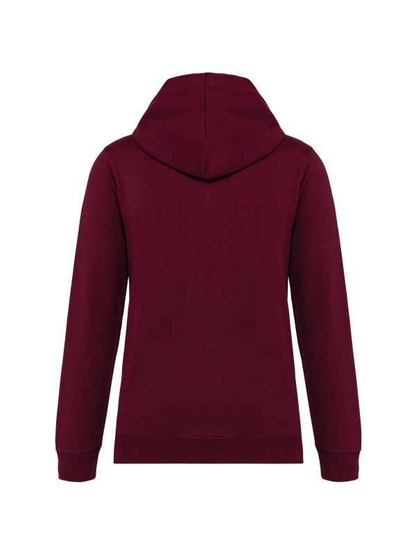 Sweatshirt com capuz em contraste - K446